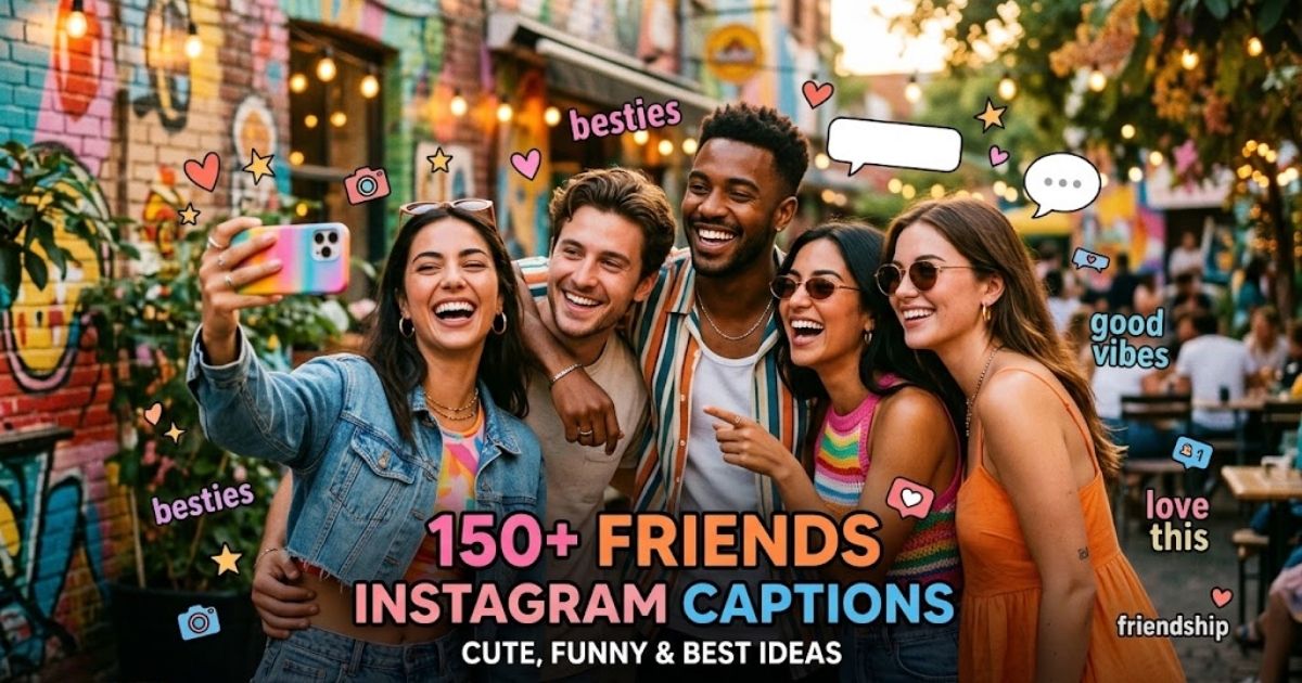 Friends Instagram Captions