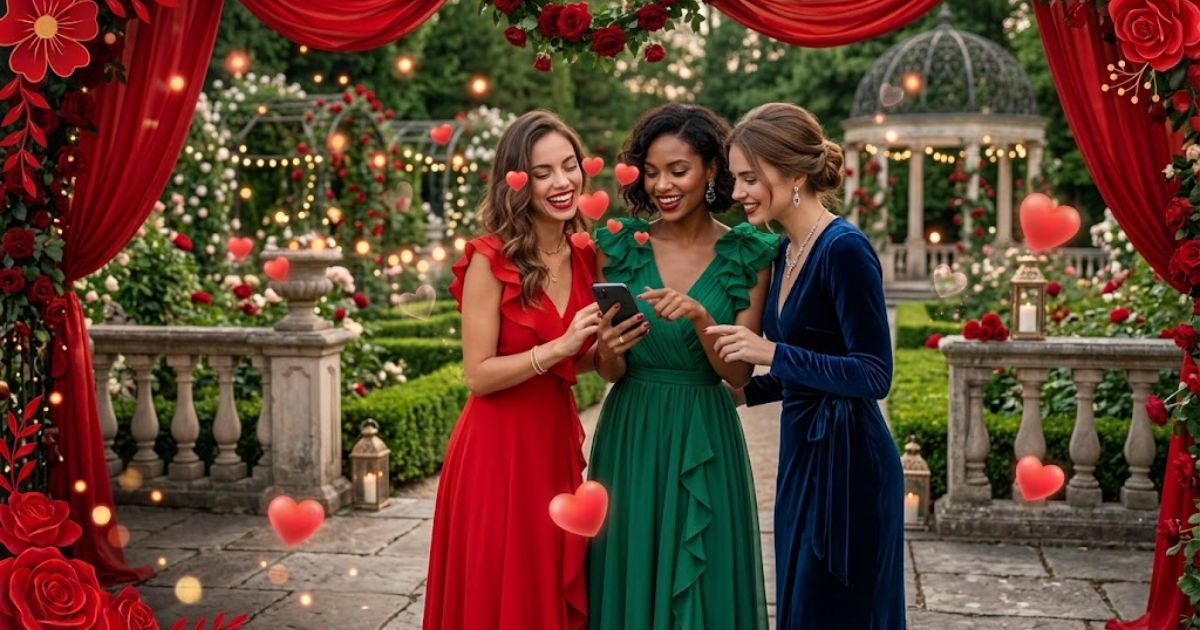 red captions for instagram post