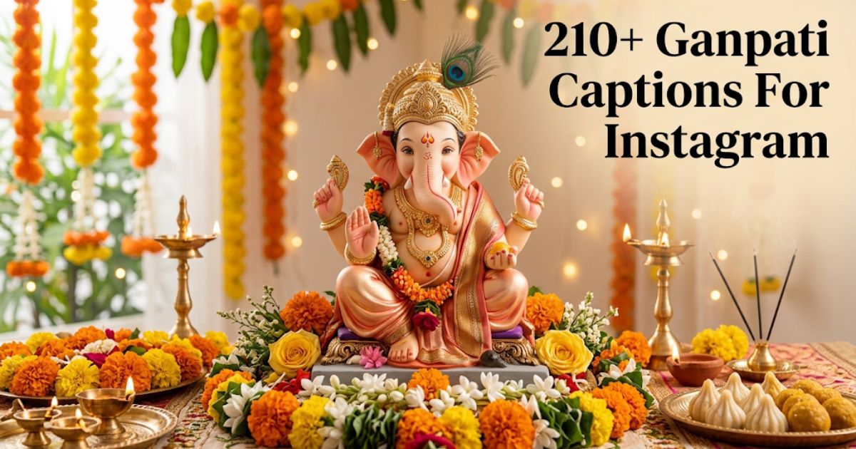 Ganpati Captions For Instagram