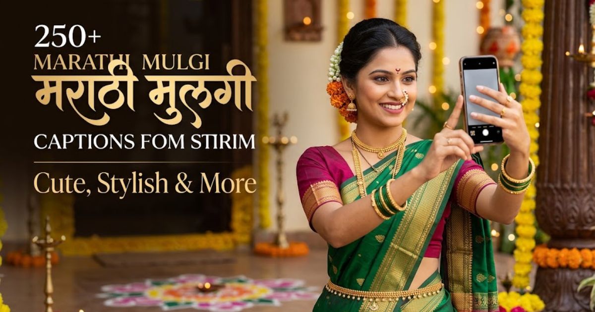 Marathi Mulgi Captions for Instagram