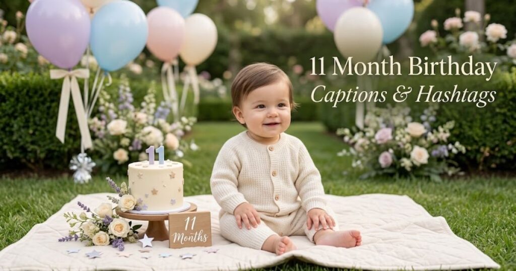 11 Month Birthday Hashtags