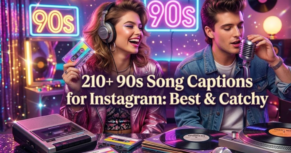90s song captions