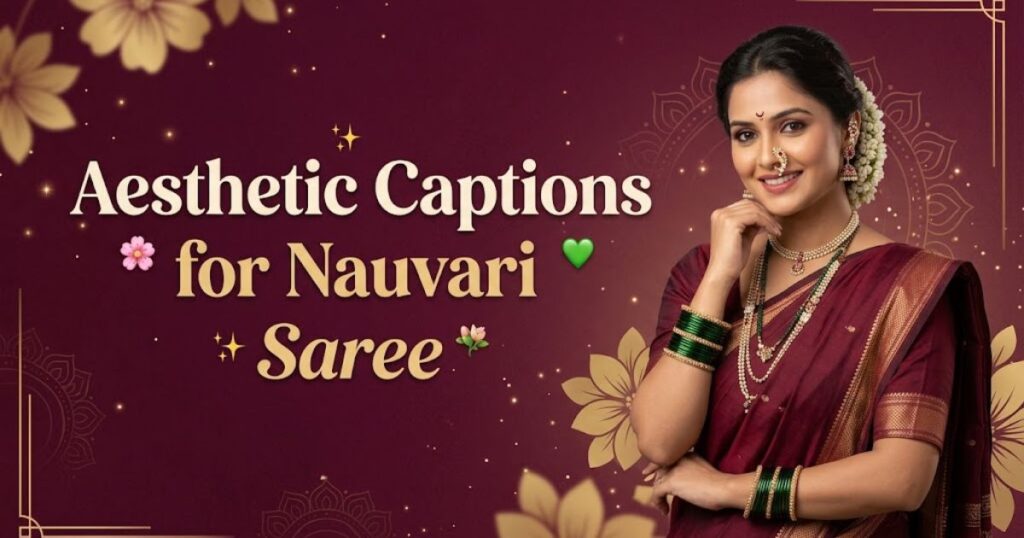Aesthetic lines with timeless Marathi charm