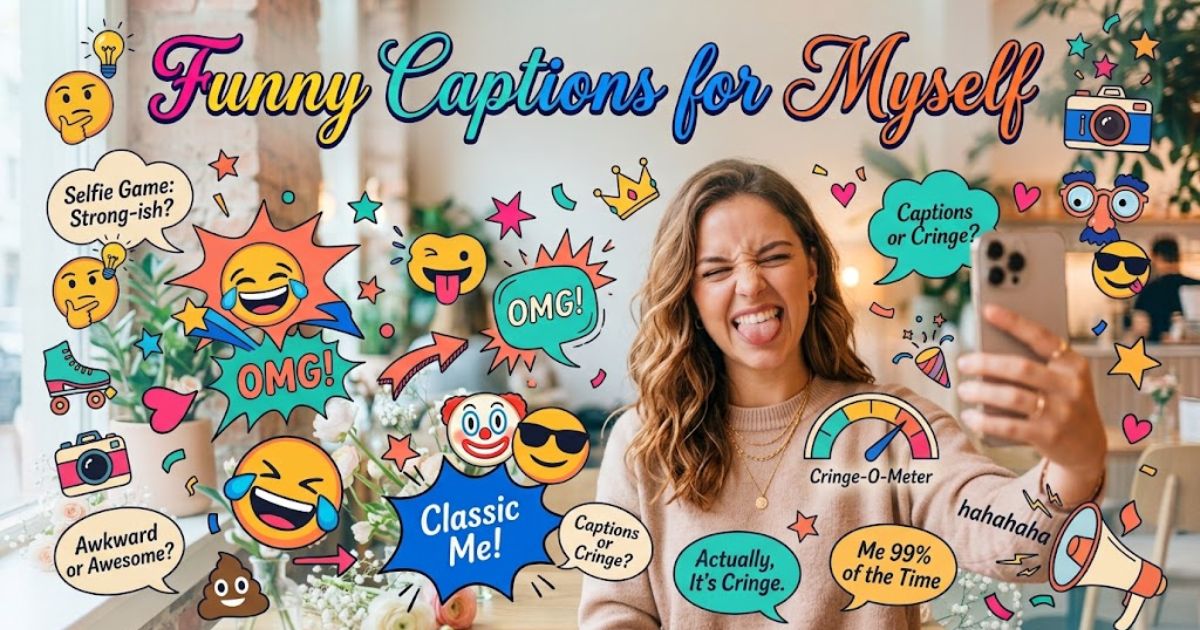 Caption for myself attitude