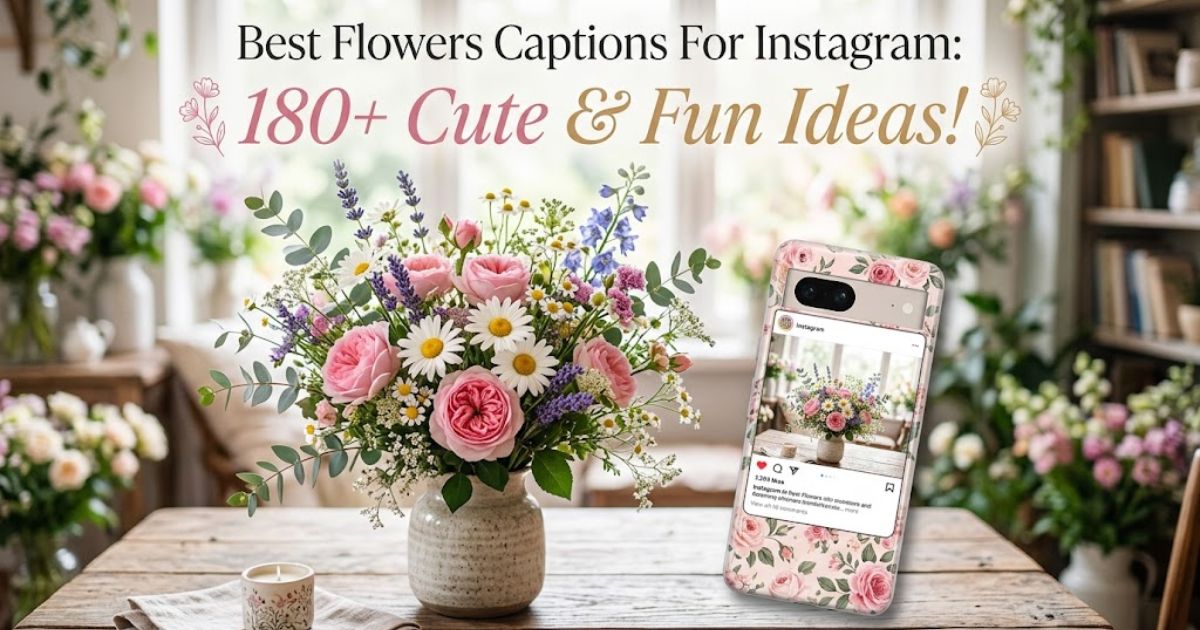 Flowers Captions For Instagram