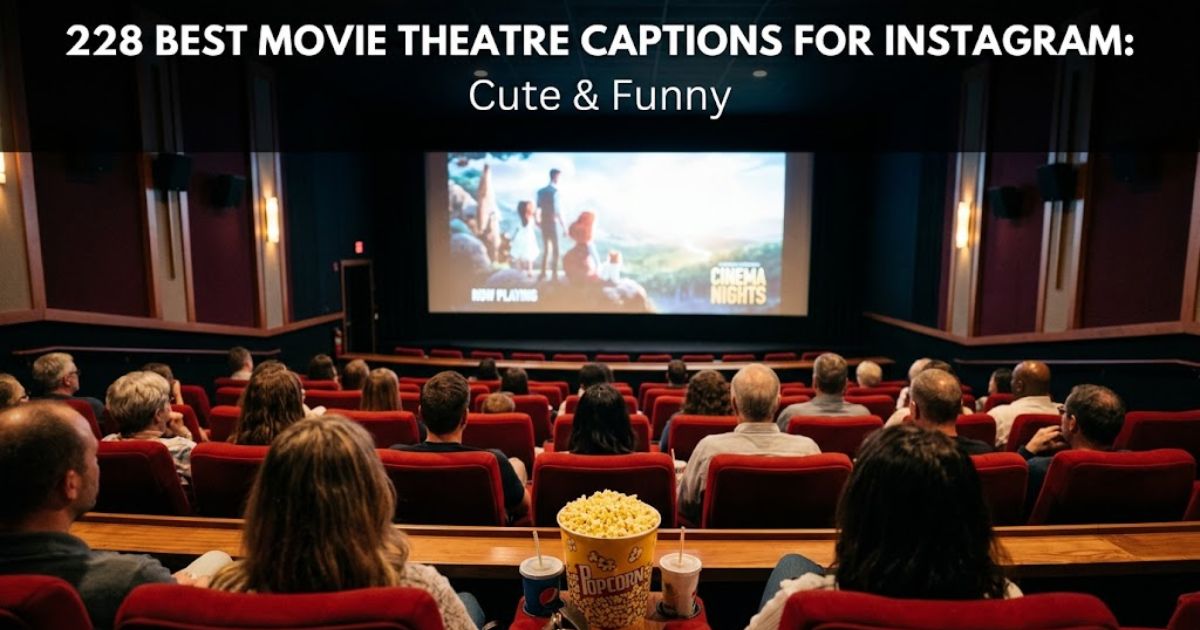 Movie Theatre Captions For Instagram
