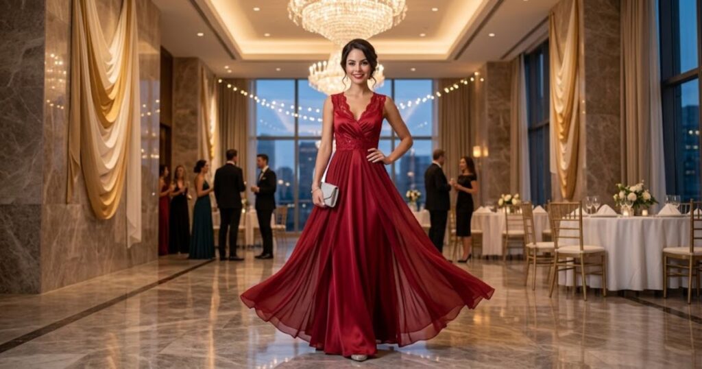 Red Dress Elegance