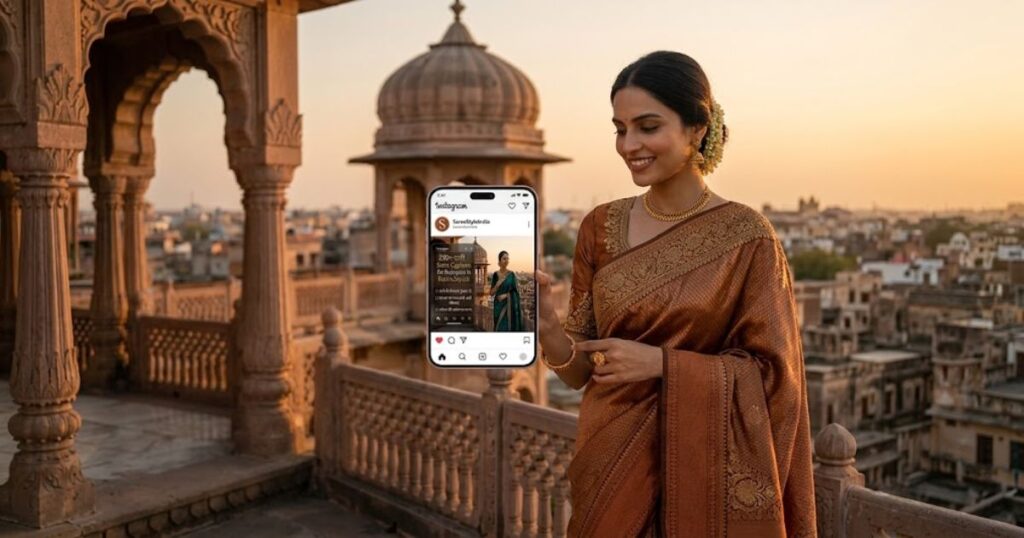 Saree Captions in Hindi