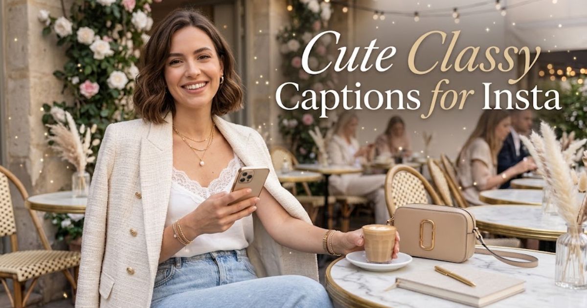 classy and elegant captions for Instagram