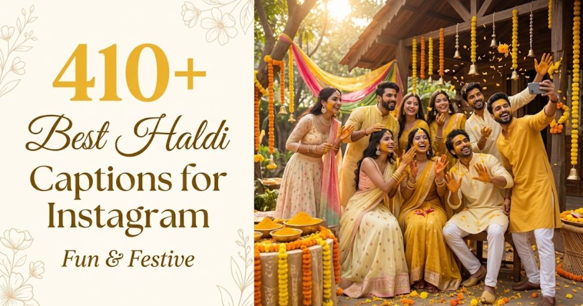 haldi captions for instagram