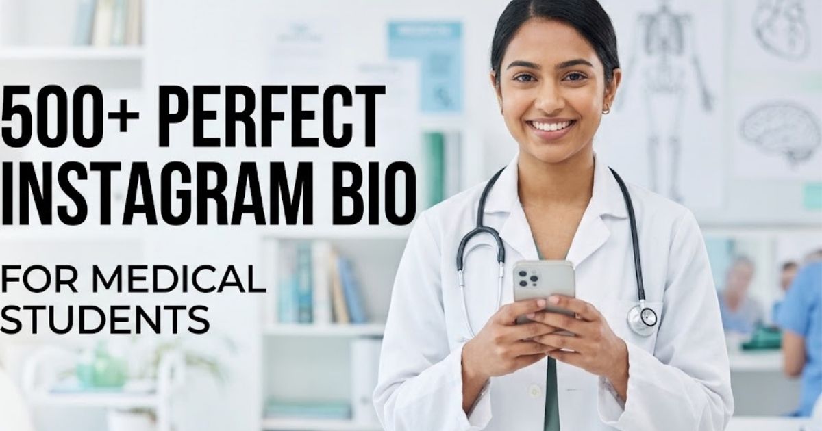 instagram bio For medical students