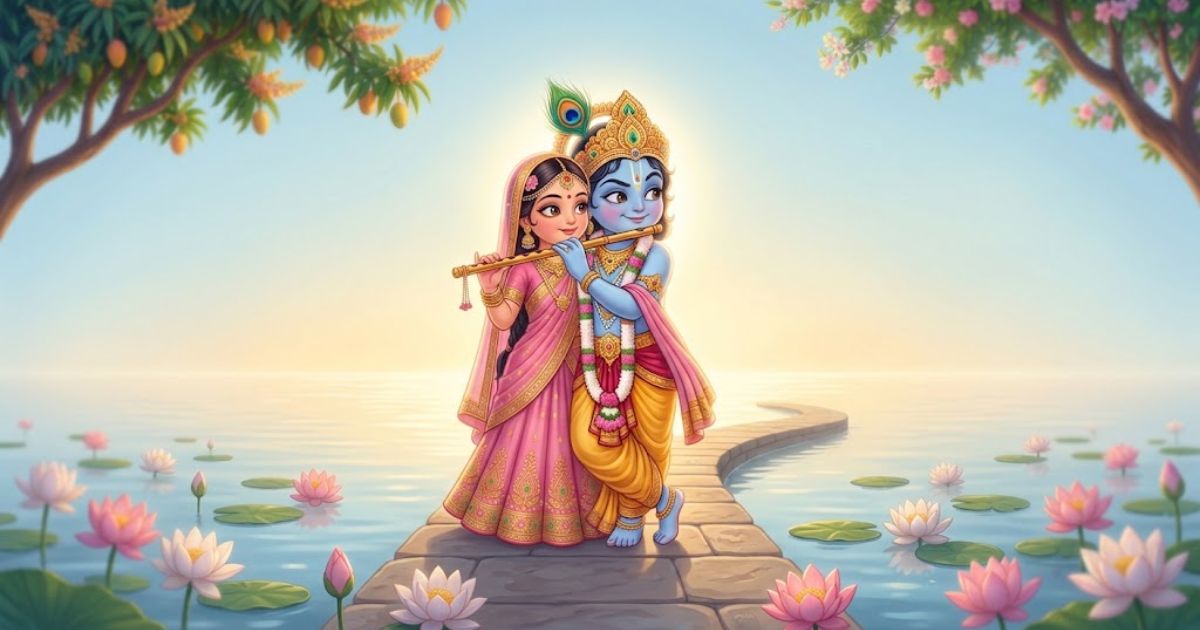 radha krishna captions for instagram in sanskrit