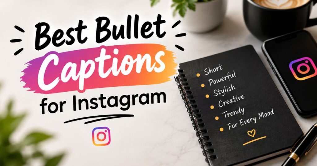 Bullet Instagram Caption Ideas
