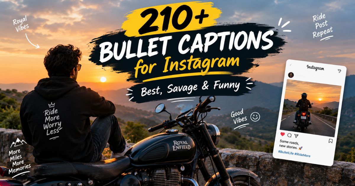 bullet captions for instagram