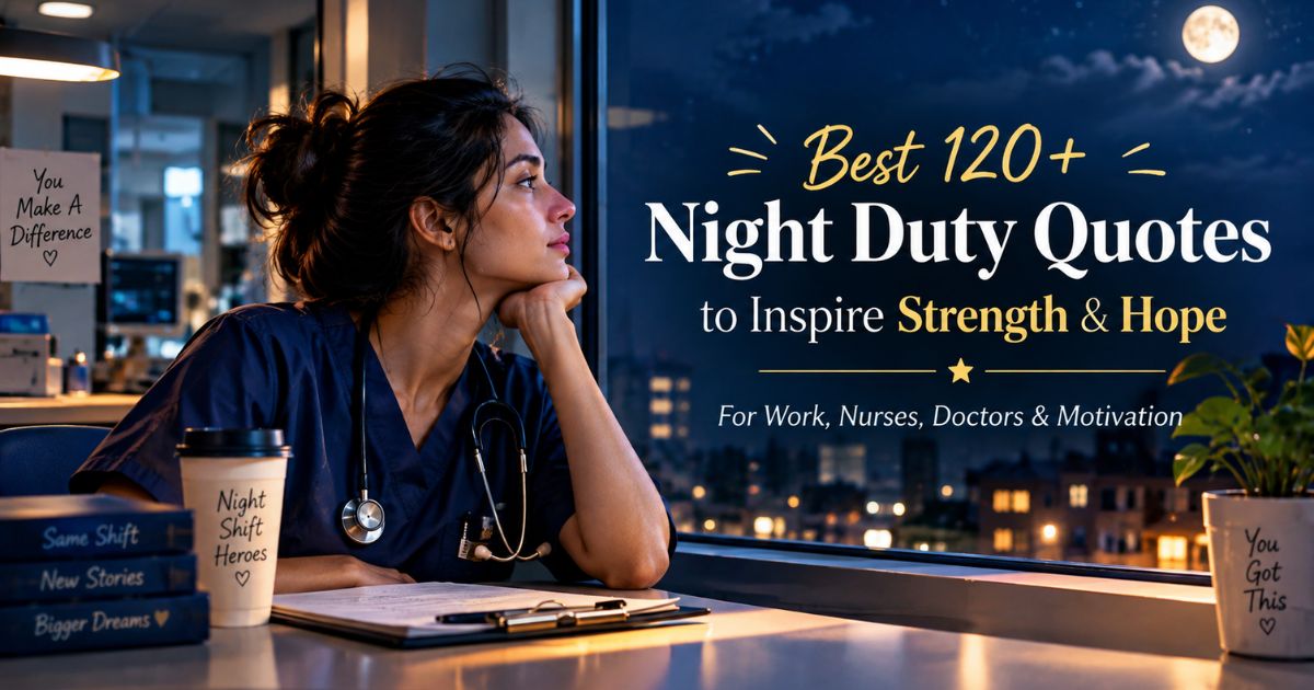 night duty quotes