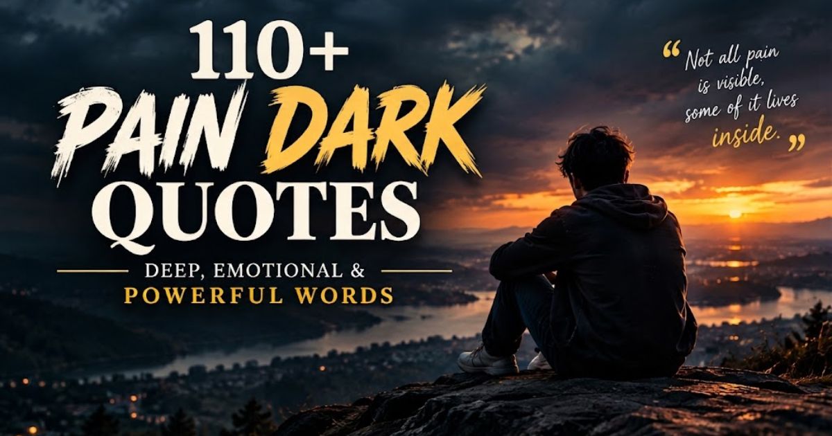 pain dark quotes